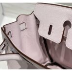 HERM Birkin 25cm Bag In Mauve Pale   PHW - Image 8
