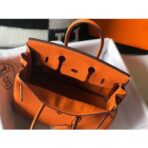 HERM Birkin 25cm Bag In Orange   GHW - Image 7