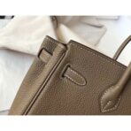 HERM Birkin 25cm Bag In Taupe   GHW - Image 5