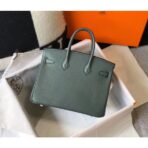 HERM Birkin 25cm Bag In Vert Amande   GHW - Image 2