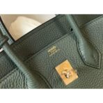 HERM Birkin 25cm Bag In Vert Amande   GHW - Image 4