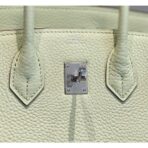 HERM Birkin 25cm Bag In Vert Fizz   PHW - Image 6