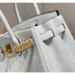 HERM Birkin 30cm Bag In Blue Brume   GHW - Image 5