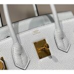 HERM Birkin 30cm Bag In Blue Brume   GHW - Image 6