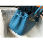 HERM Birkin 30cm Bag In Jean Blue   GHW - Image 3