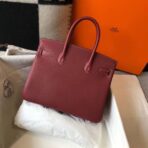 HERM Birkin 30cm Bag In Bordeaux   GHW - Image 2