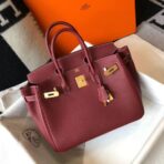 HERM Birkin 30cm Bag In Bordeaux   GHW - Image 3