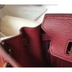 HERM Birkin 30cm Bag In Bordeaux   GHW - Image 6