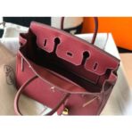 HERM Birkin 30cm Bag In Bordeaux   GHW - Image 8