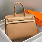 HERM Birkin 30cm Bag In Chai   GHW