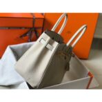HERM Birkin 30cm Bag In Beton - Image 4