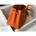 HERM Birkin 30cm Bag In Orange   GHW - Image 3