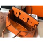 HERM Birkin 30cm Bag In Orange   GHW - Image 8