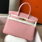 HERM Birkin 30cm Bag In Pink   GHW