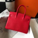HERM Birkin 30cm Bag In Red   GHW - Image 2