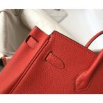 HERM Birkin 30cm Bag In Red   GHW - Image 5