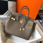 HERM Birkin 30cm Bag In Taupe   GHW - Image 4