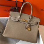 HERM Birkin 30cm Bag In Tourterelle   GHW