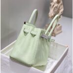 HERM Birkin 30cm Bag In Vert Fizz   PHW - Image 3