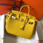 HERM Birkin 30cm Bag In Yellow   GHW - Image 2