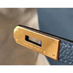 HERM Birkin 35cm Bag In Blue Agate   GHW - Image 6