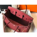 HERM Birkin 35cm Bag In Bordeaux   GHW - Image 8