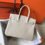 HERM Birkin 35cm Bag In Beton   GHW - Image 3