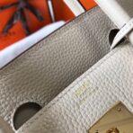 HERM Birkin 35cm Bag In Beton   GHW - Image 6