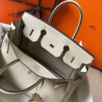 HERM Birkin 35cm Bag In Beton   GHW - Image 8