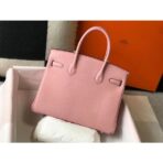 HERM Birkin 35cm Bag In Pink   GHW - Image 2