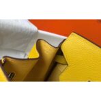 HERM Birkin 35cm Bag In Yellow   GHW - Image 7