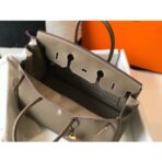 HERM Birkin 35cm Bag In Taupe Grey   GHW - Image 8