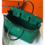 HERM Birkin 35cm Bag In Vert Vertigo   GHW - Image 8