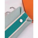 HERM Bride-a-Brac Large Case in Light Green Canvas - Image 4