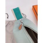 HERM Bride-a-Brac Large Case in Light Green Canvas - Image 7