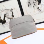 HERM Medium Bolide Travel Case In Grey Cotton - Image 2