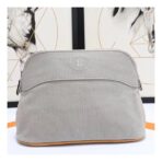 HERM Medium Bolide Travel Case In Grey Cotton