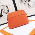 HERM Medium Bolide Travel Case In Orange Cotton - Image 2