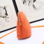 HERM Medium Bolide Travel Case In Orange Cotton - Image 3