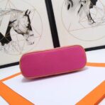 HERM Medium Bolide Travel Case In Rose Red Cotton - Image 4