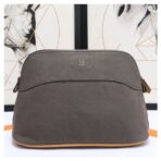HERM Medium Bolide Travel Case In Taupe Cotton