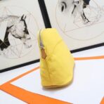 HERM Medium Bolide Travel Case In Yellow Cotton - Image 3