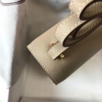 HERM Grey Constance MM 24cm   Bag - Image 9