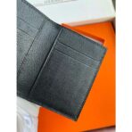 HERM MC Euclide Card Holder in Black Matte Alligator Leather - Image 4