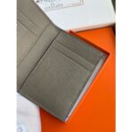 HERM MC Euclide Card Holder in Tourterelle Shiny Alligator Leather - Image 3