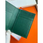 HERM MC Euclide Card Holder in Vert Emeraud Shiny Alligator Leather - Image 4