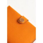 HERM R.M.S Passport Holder in Apricot Evercolor - Image 6