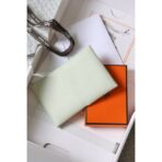 HERM Calvi Duo Verso Card Holder in Vert Fizz Mysore Goatskin - Image 5