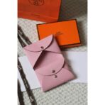 HERM Calvi Duo Card Holder in Mauve Sylvestre - Image 4