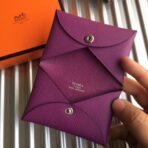 HERM Calvi Card Holder In Purple - Image 4